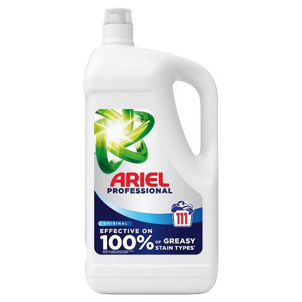 Ariel Professional Washing Liquid Laundry Detergent Original 111 Washes 4.995L