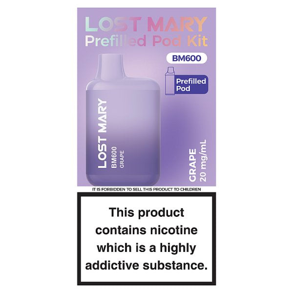Lost Mary BM600 Prefilled Pod Kit Disposable Vape