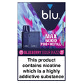 Blu MAX 6000 - Blueberry Sour Razz