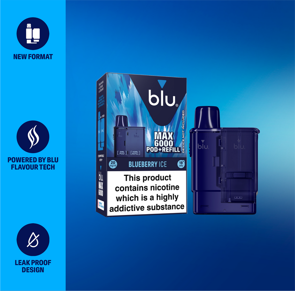 Blu MAX 6000 Pod + Refill Kit