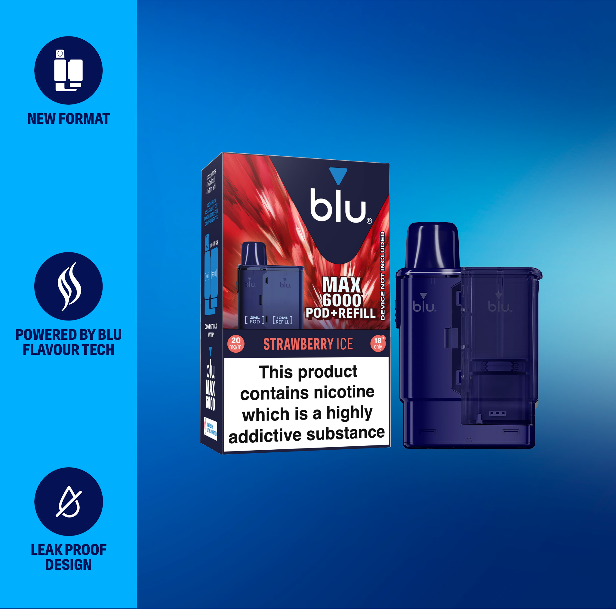 Blu MAX 6000 Pod + Refill Kit
