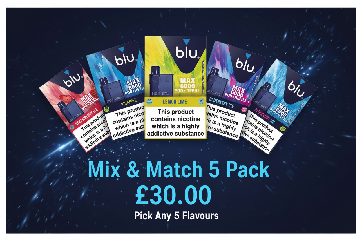 Blu MAX 6000 - Mix & Match 5 Pack