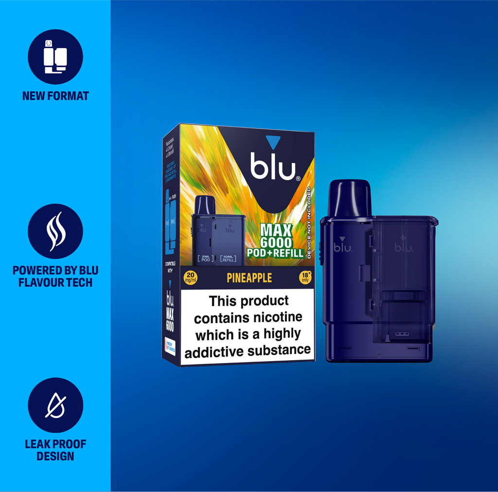 Blu MAX 6000 Pod + Refill Kit