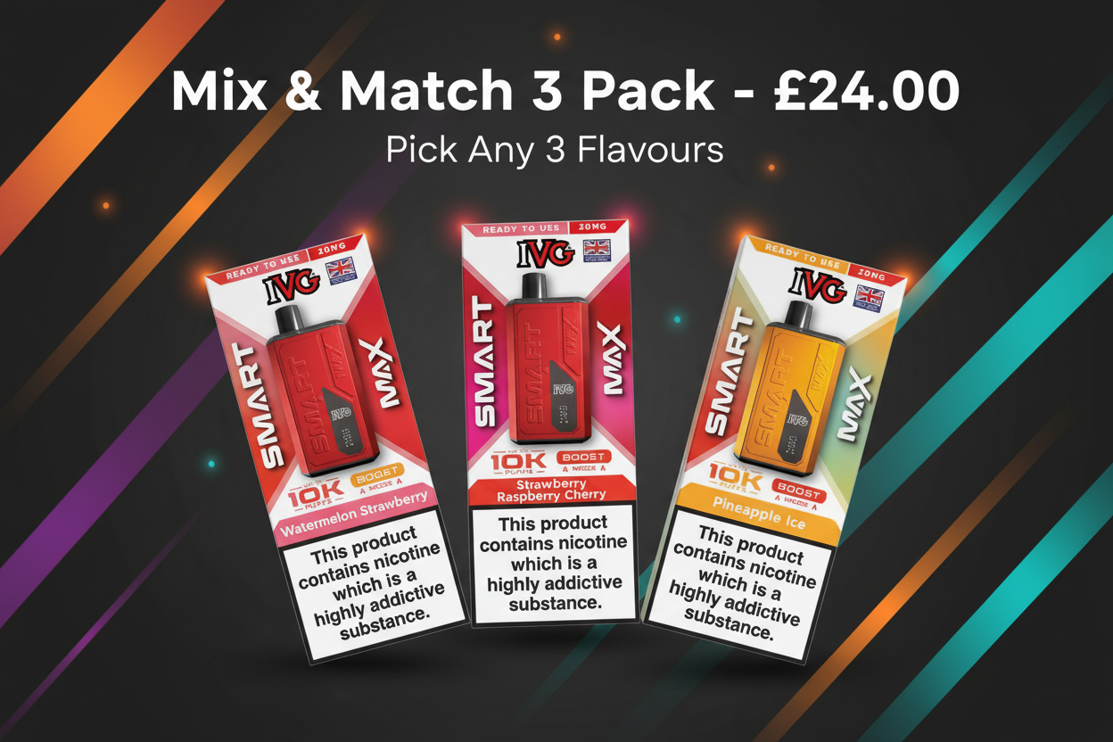 IVG Smart Max 10K - Mix & Match 3 Pack